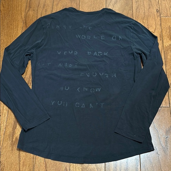 Lululemon black 5 Year Basic Long Sleeve *Mantra - Picture 5 of 6